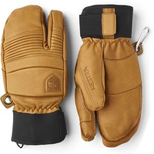 Hestra fall line 3-finger mitten gloves. Size 9